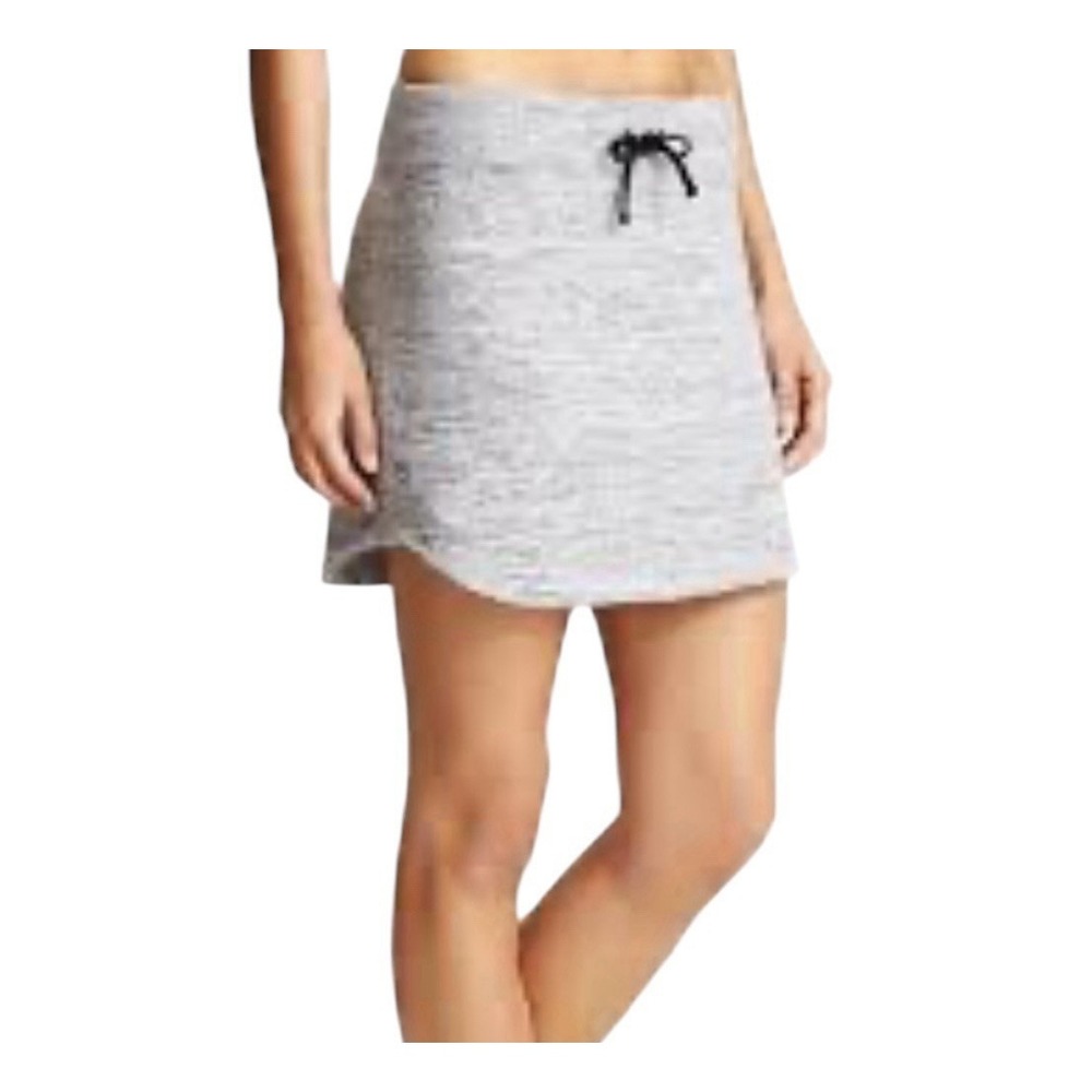Athleta Skirt Women XL Outdoors Gray Pocket Athleisure Golf Tennis Beach Stretch